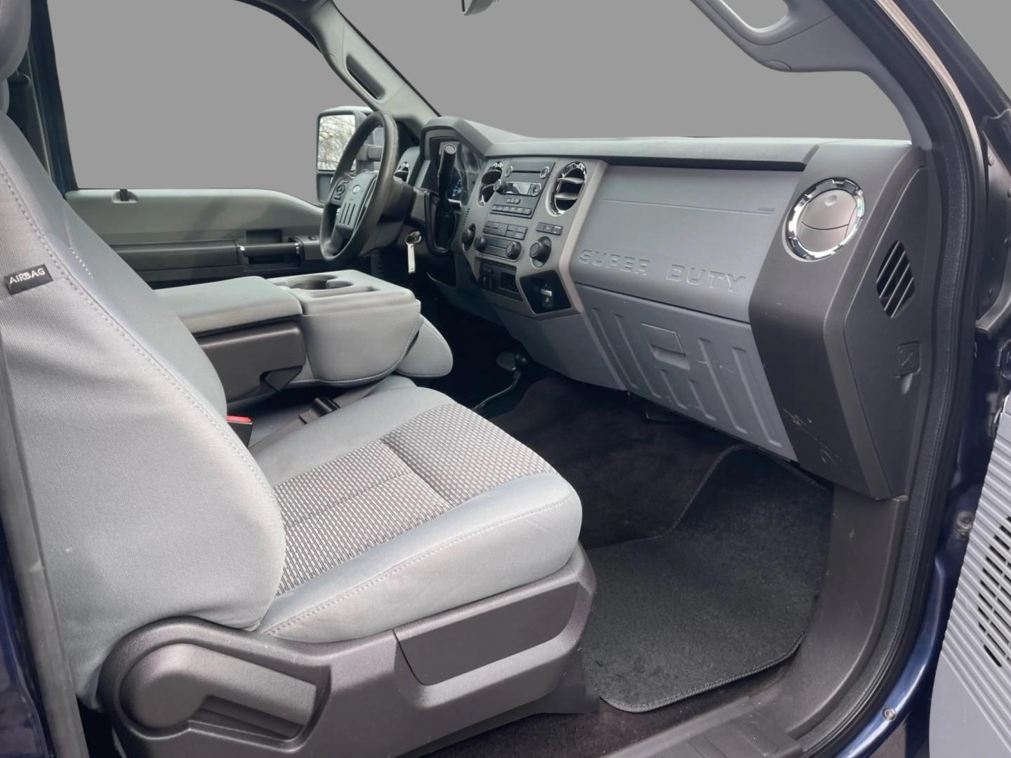2015 Blue /Gray Ford F-350 SD XLT SuperCab Long Bed 4WD (1FT8X3B68FE) with an 6.2L V8 OHV 16V engine, 6-Speed Automatic transmission, located at 11115 Chardon Rd. , Chardon, OH, 44024, (440) 214-9705, 41.580246, -81.241943 - This 2015 Ford F-350 XLT Supercab 4WD, equipped with a robust 6.2L V8 engine and a 6-speed automatic transmission, offers substantial power and capability, suited for both work and recreational towing needs. It ensures driver comfort with a power driver's seat and power-adjustable pedals, coupled wi - Photo#40